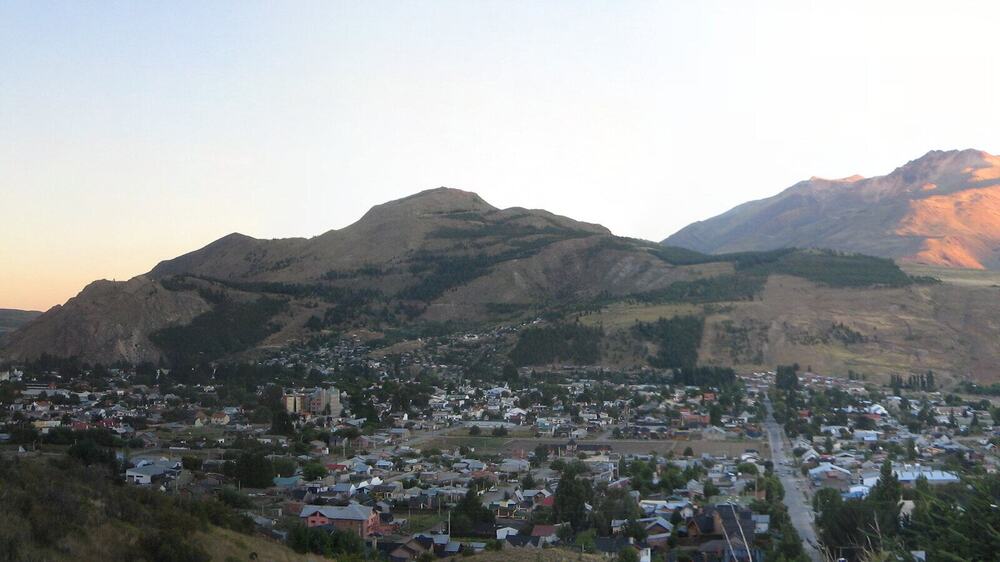 Esquel at sunset
