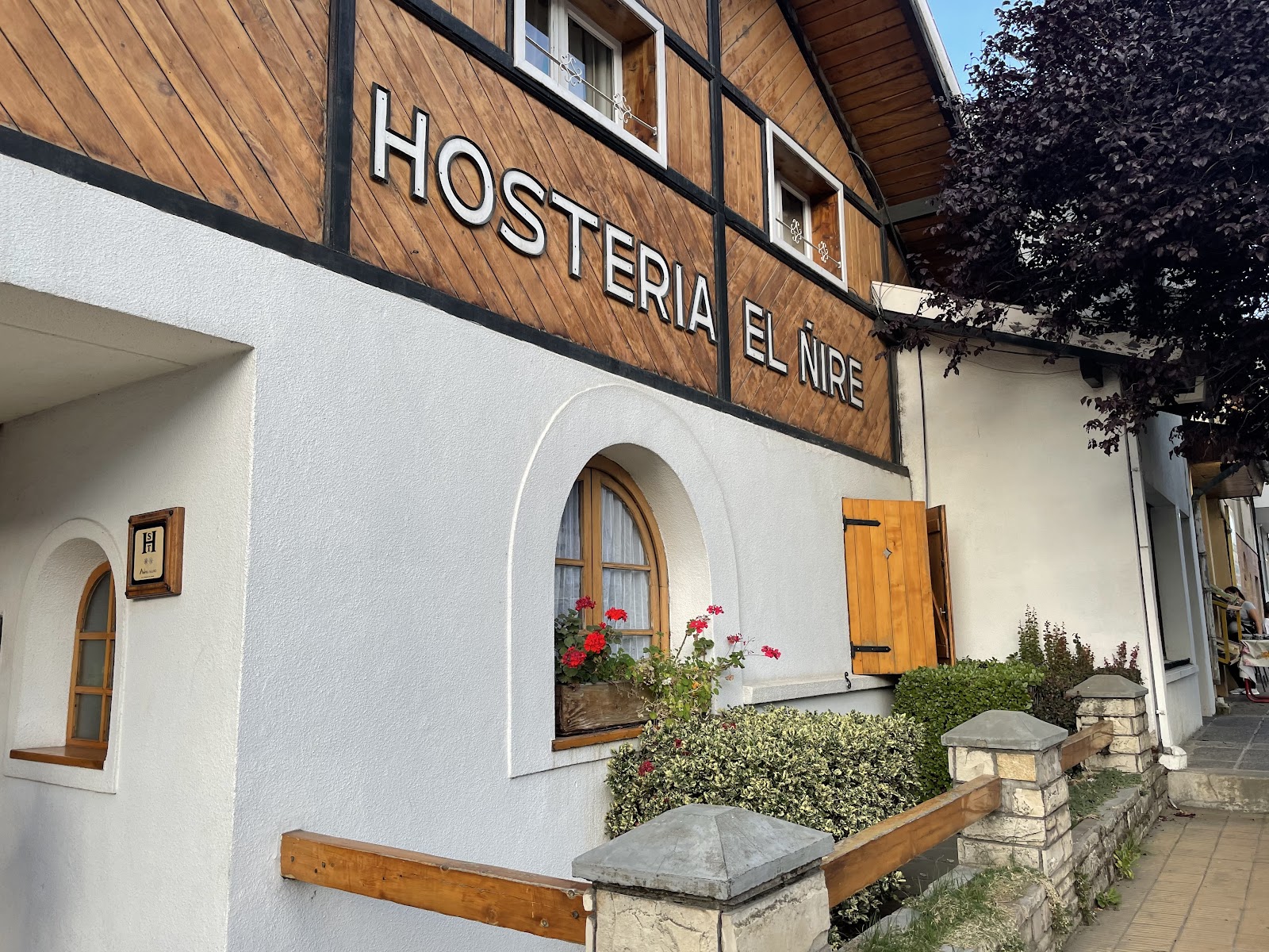 The front of the inn