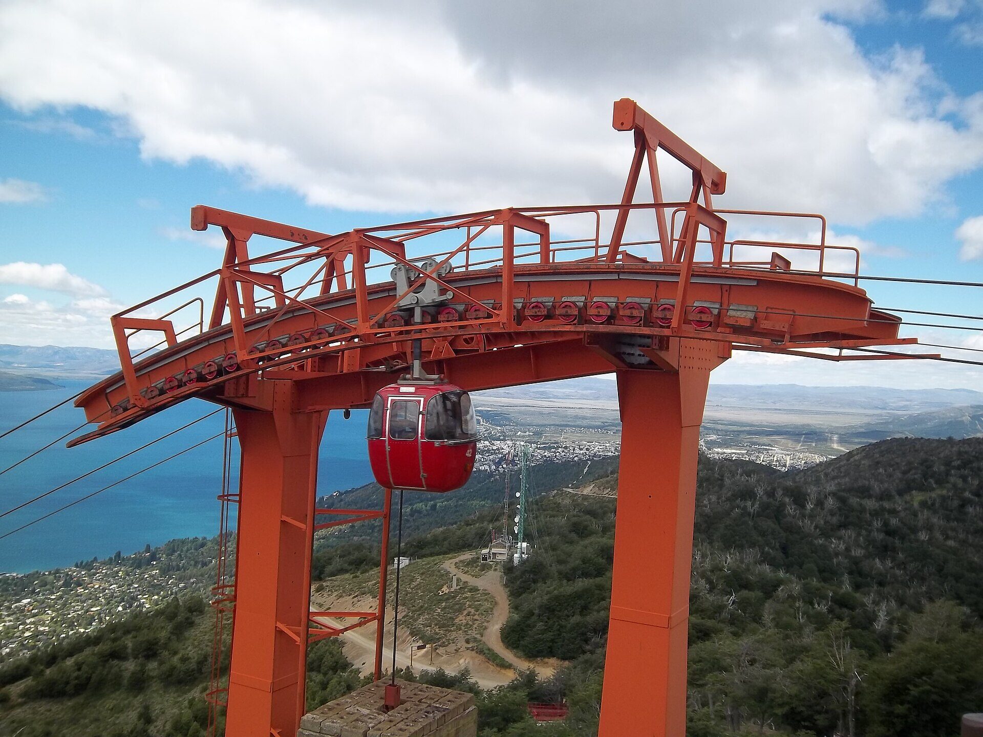 The Cerro Otto cable car