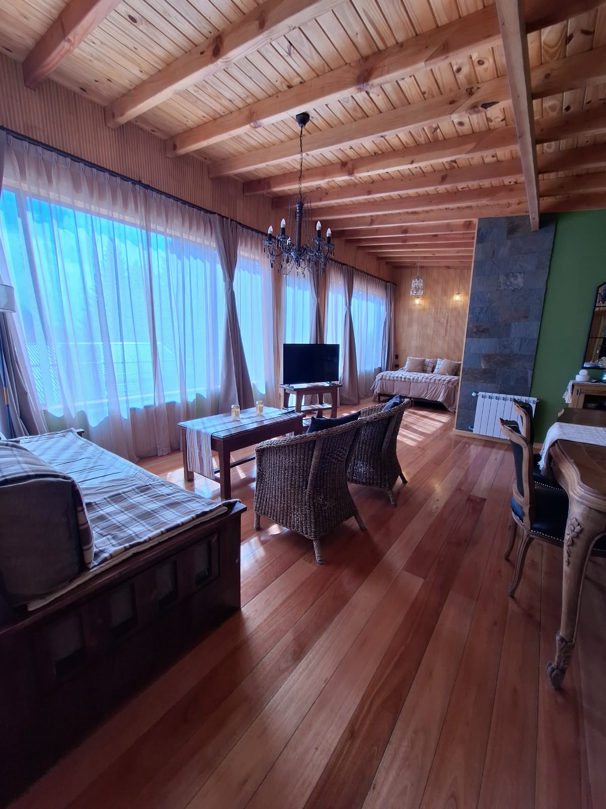 Sala de estar e jantar
