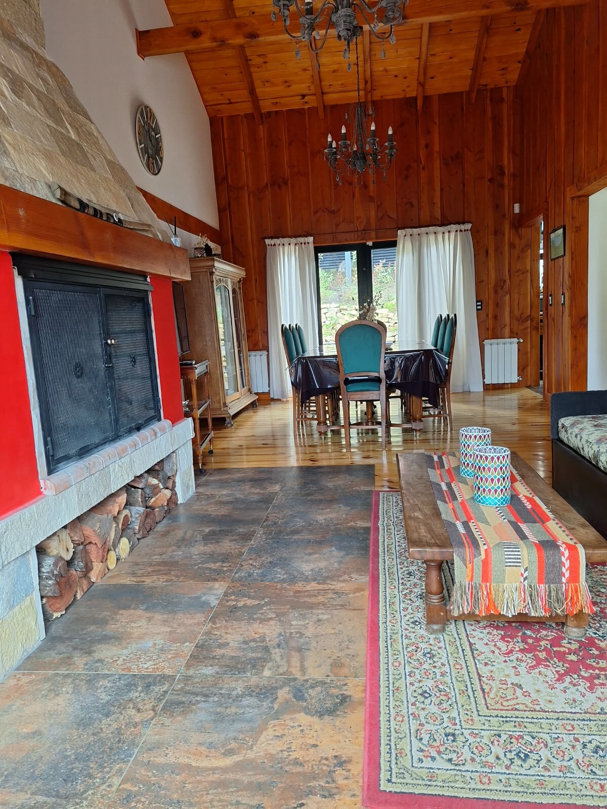 High timber ceilings