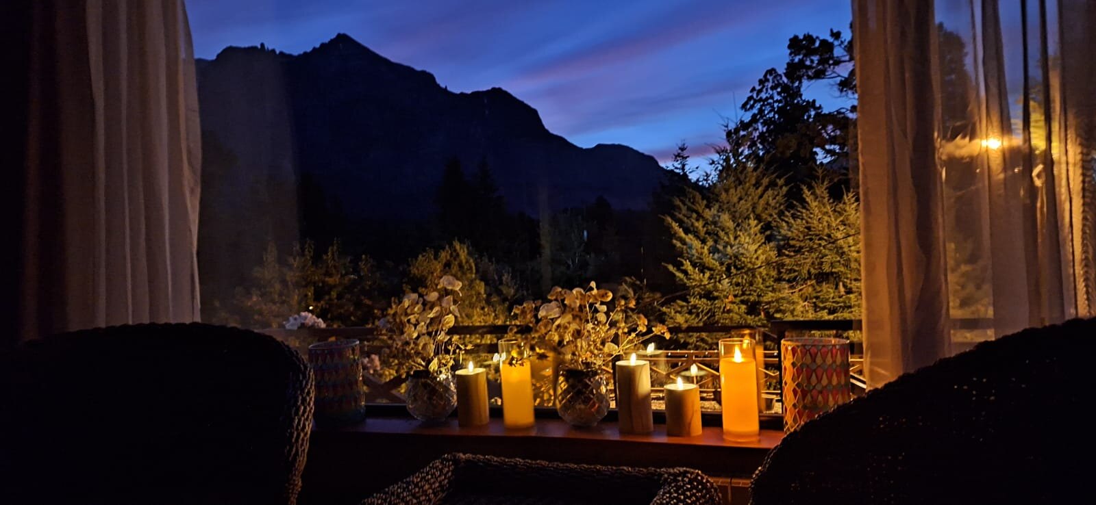 Nightfall from the living room