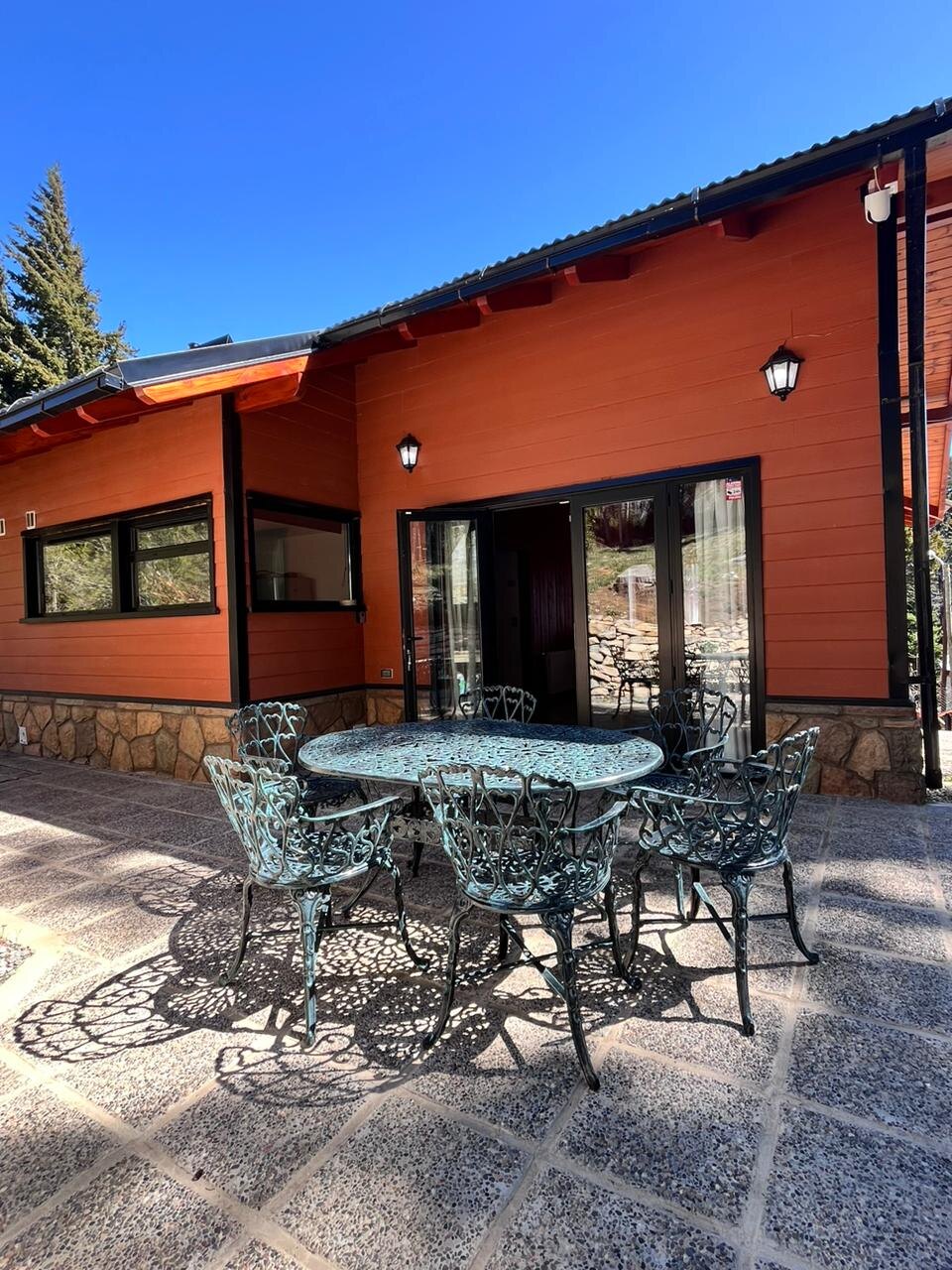 Table on the patio