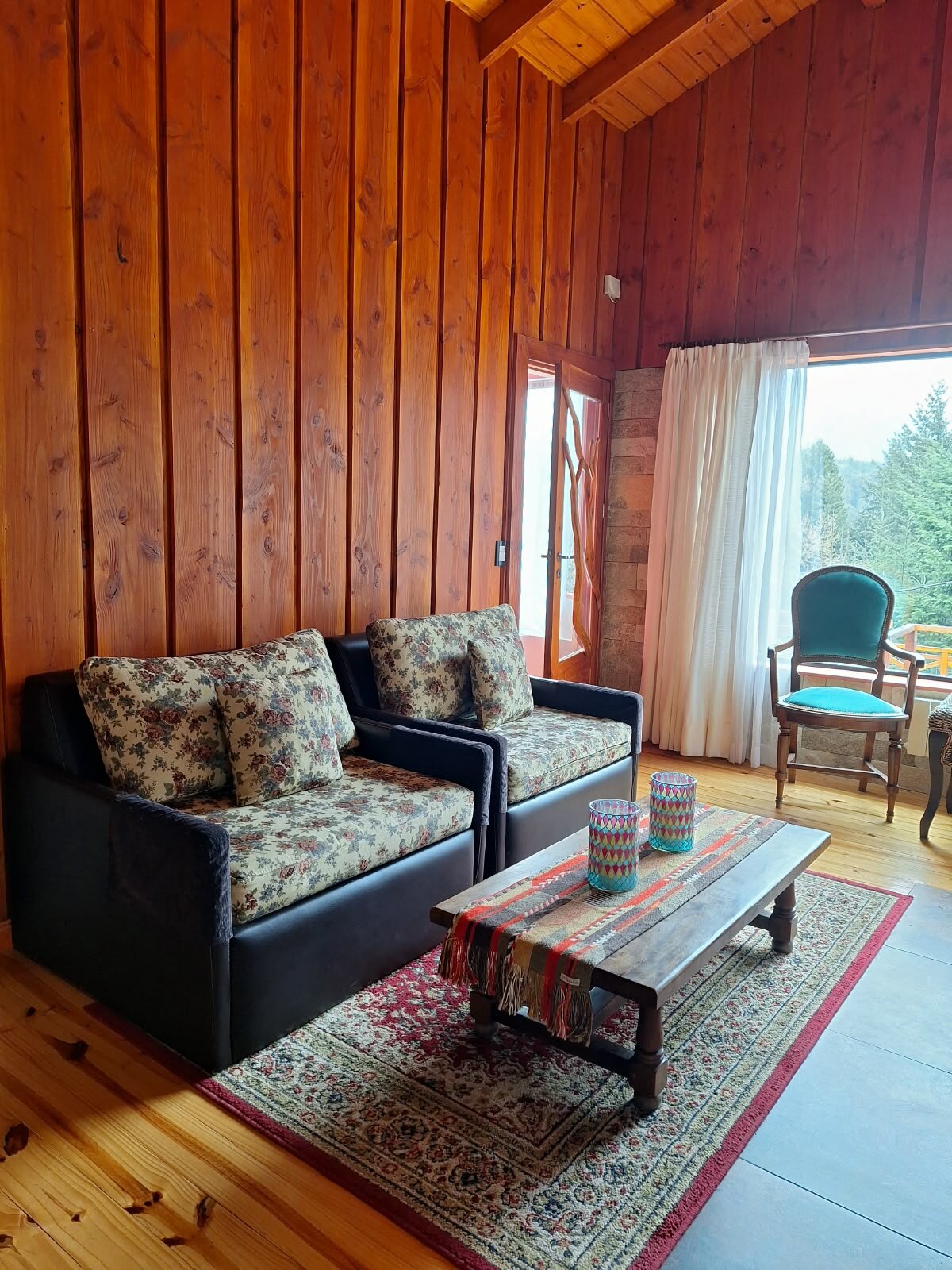 A corner of the living room