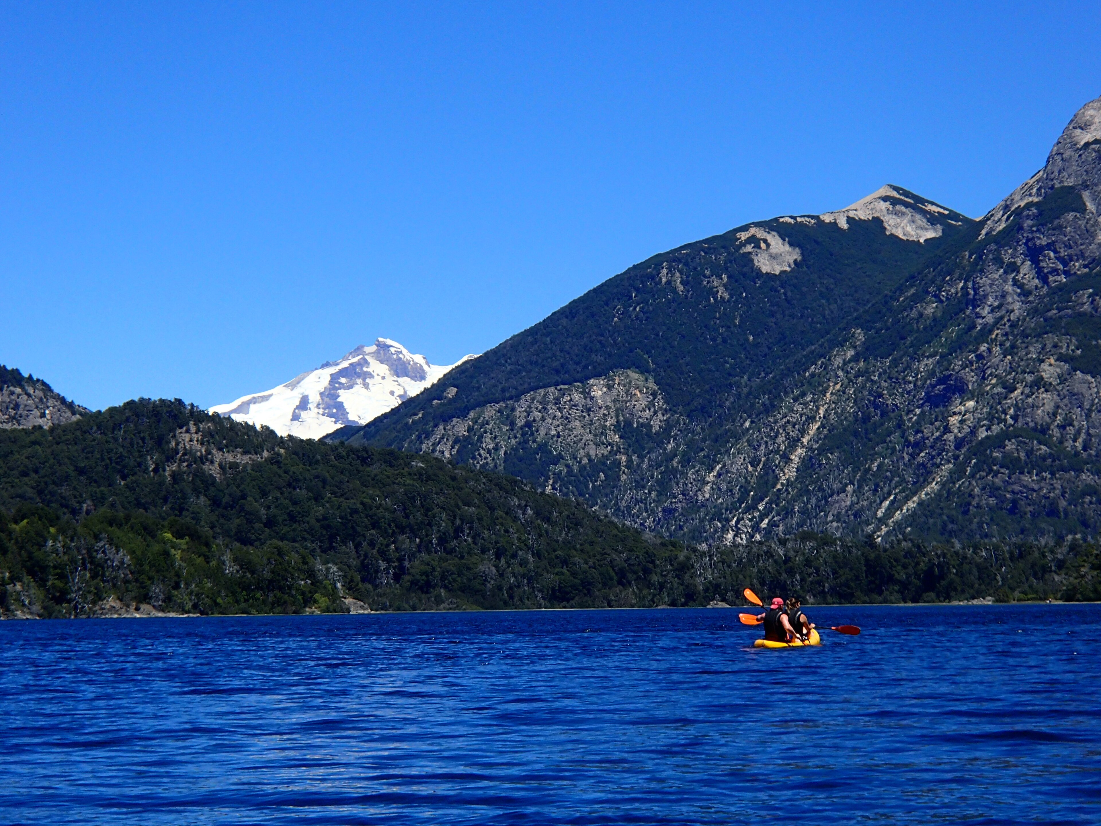 Kayaking on Lake Moreno
