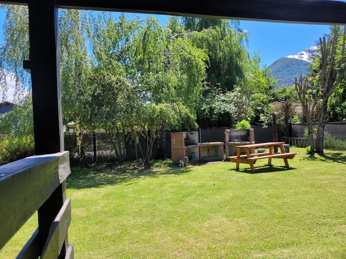 El parque y el cerro desde la galería