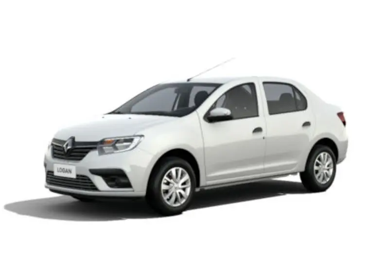 Alquiler renault logan blanco