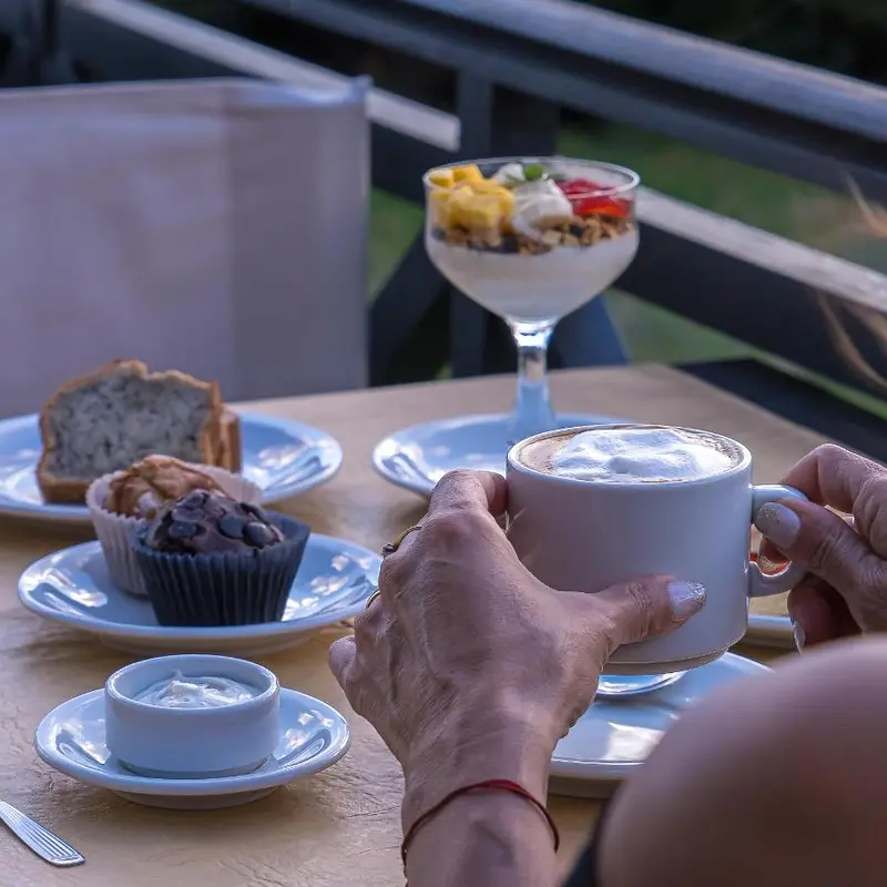 Café en la terraza