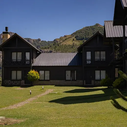 Las cabañas y el parque