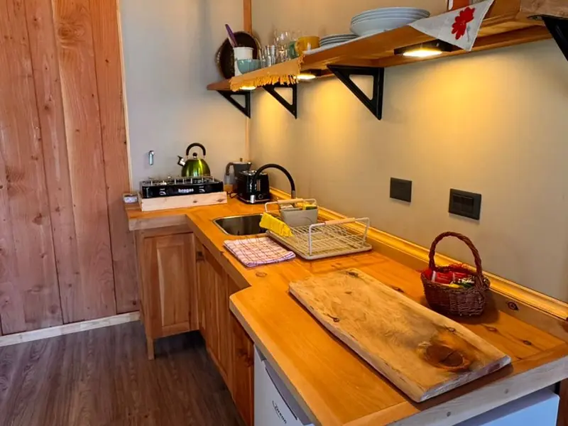Kitchenette de un monoambiente