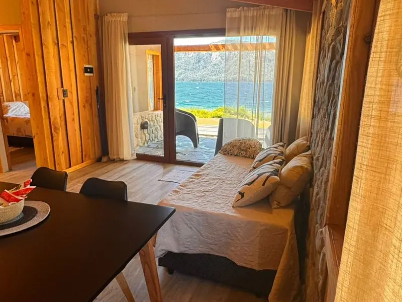 Cama matrimonial de un monoambiente