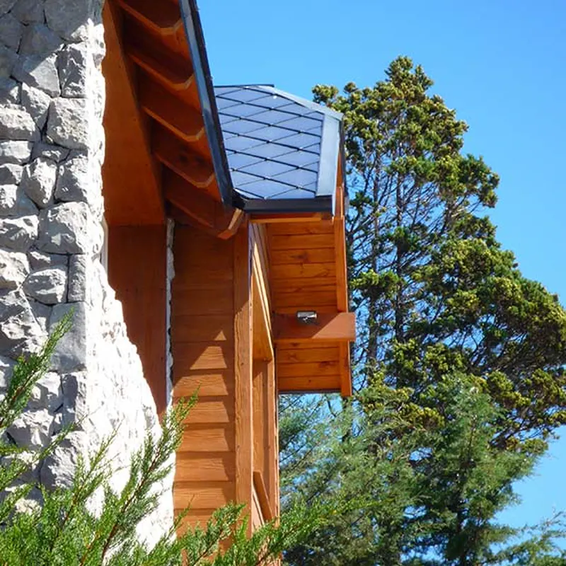Detalle exterior de la suite