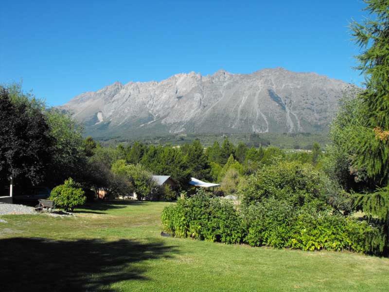 El parque y el Cerro Piltriquitrón